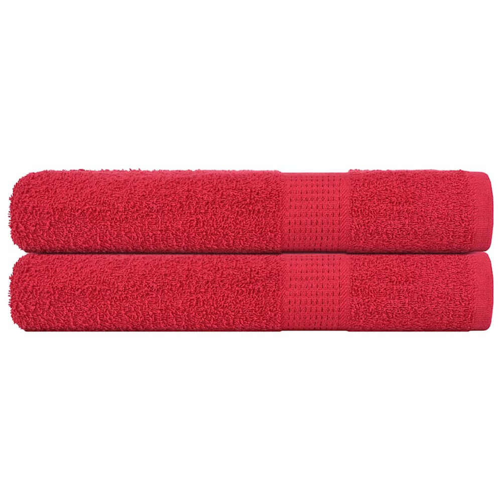 Serviettes frogn 2 pcs rouge 100x200 cm 360 g/m²