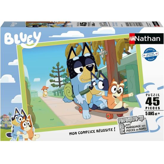 Puzzle après-midi en famille bluey 45 pcs