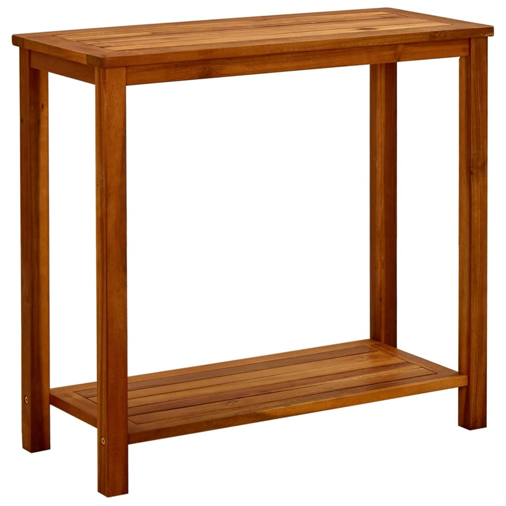 Table console de jardin 80x35x75 cm bois d'acacia solide