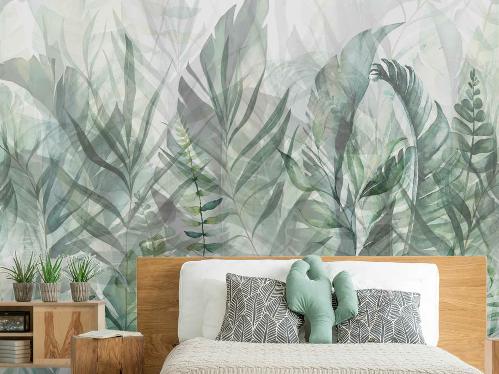 Papier peint premium magic grove - 300 x 210 cm - vert - artgeist