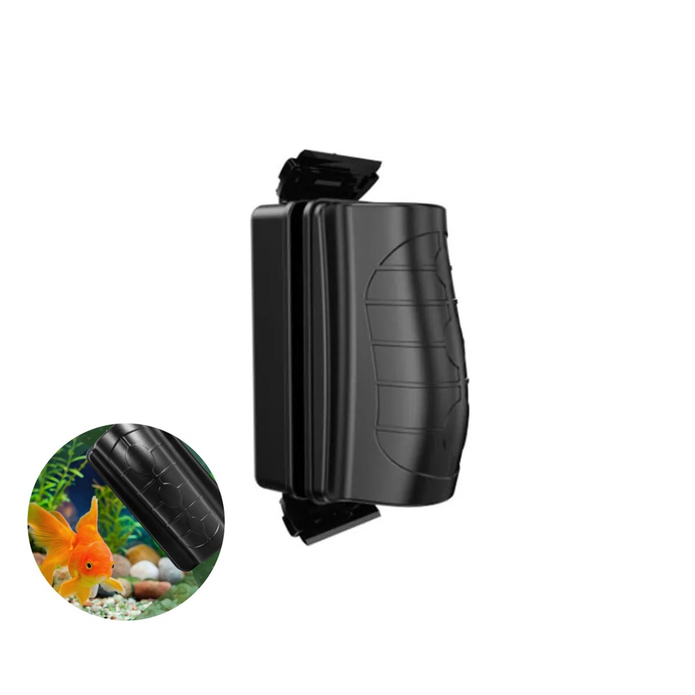 Nettoyeur magnétique flottant pour aquarium - grattoir