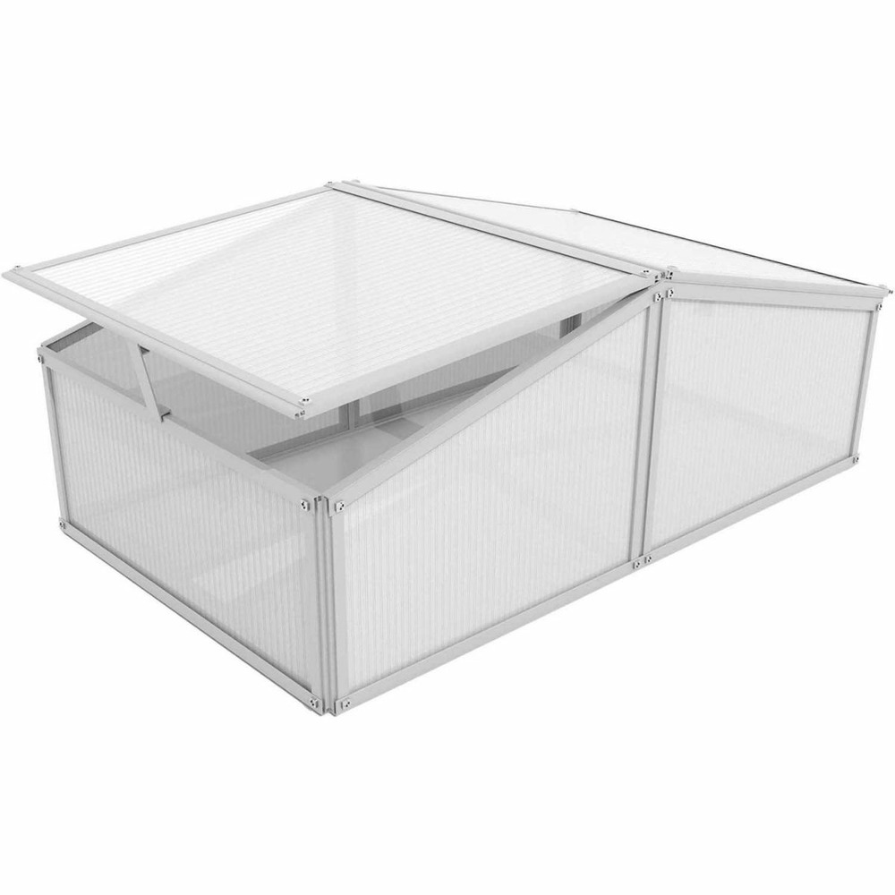 Serre potagère en aluminium anodisé gaia 0.6 m²