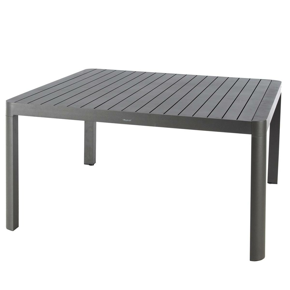 Table de jardin extensible carrée paradize graphite