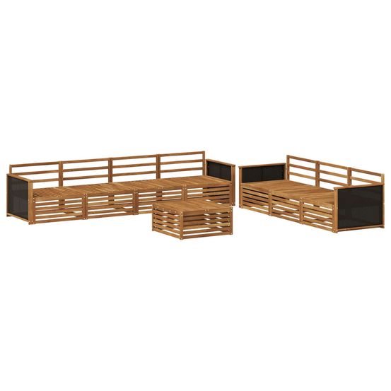 Ensemble de canapés d'extérieur 8 pc naturel