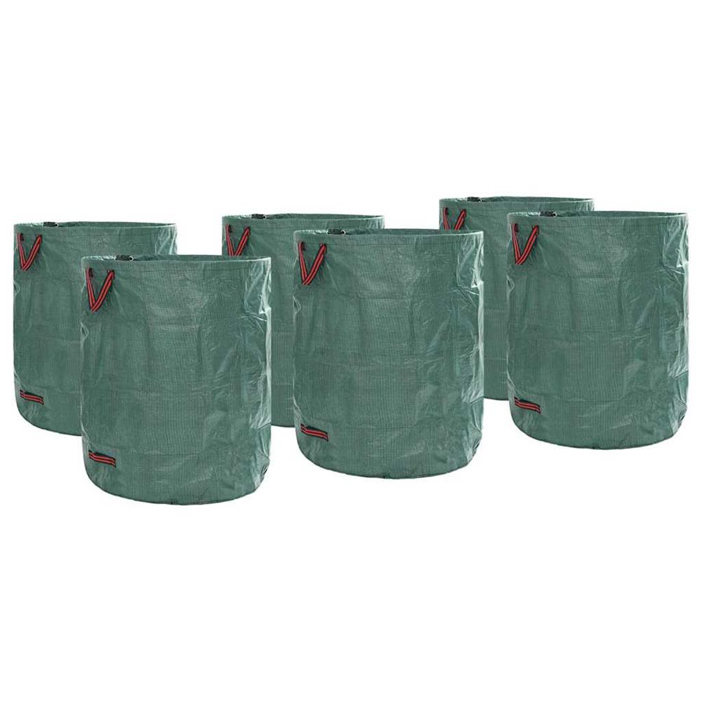 Sacs à déchets de jardin 12 pc 500 l vert polypropylène