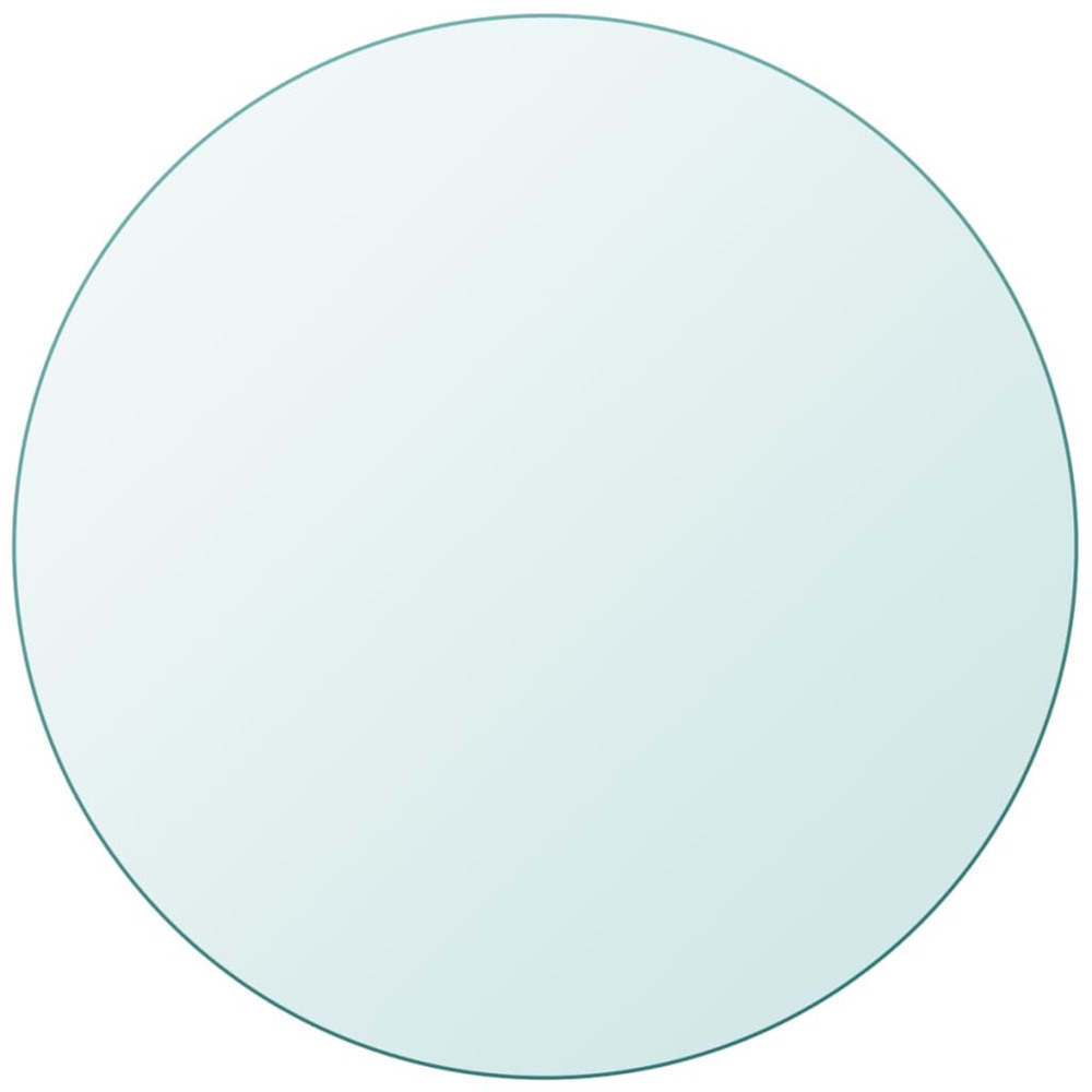 Dessus de table ronde en verre trempé 400 mm