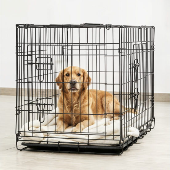 Cage de transport pliable pour chien 105x70x76cm taille xl