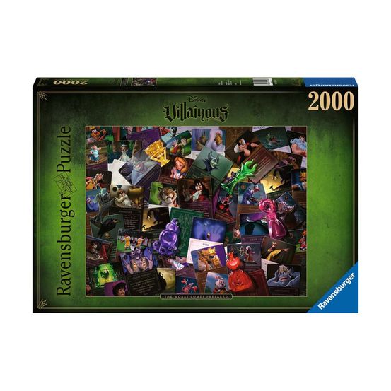 Puzzle 2000 p - les méchants disney