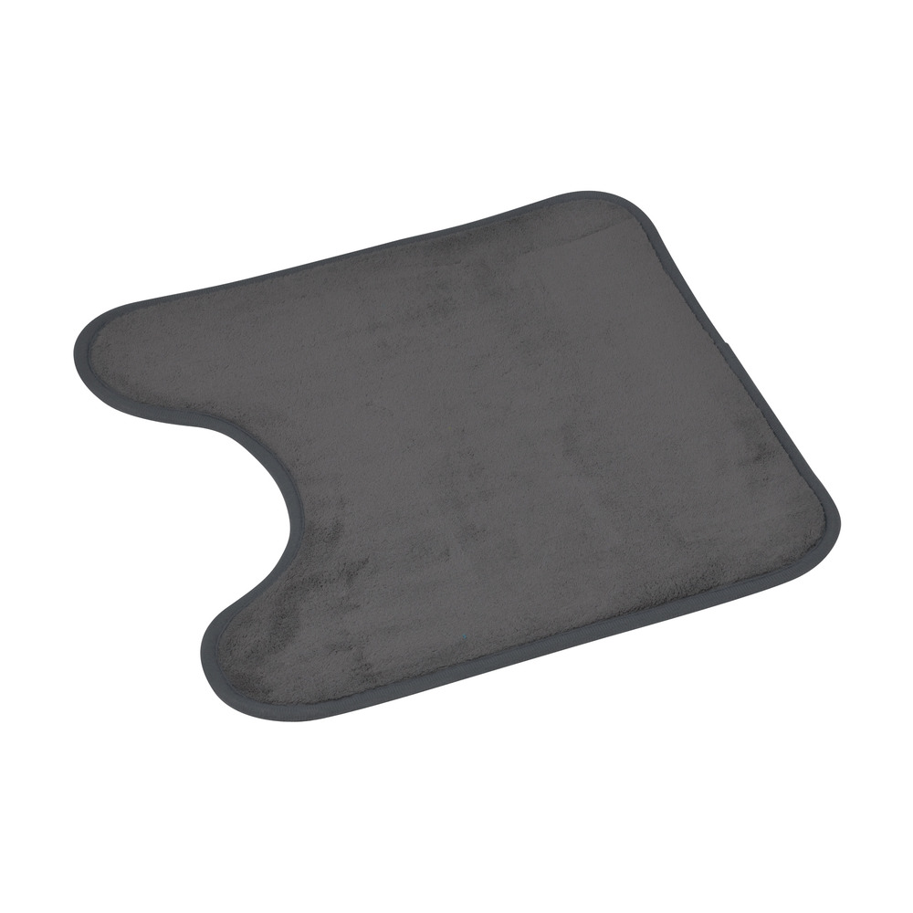 Tapis contour de wc vitamine anthracite