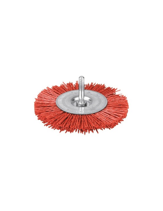 Brosse circulaire nylon rouge 75 4500