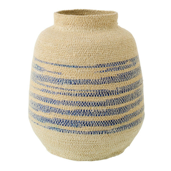 Panier déco en jonc