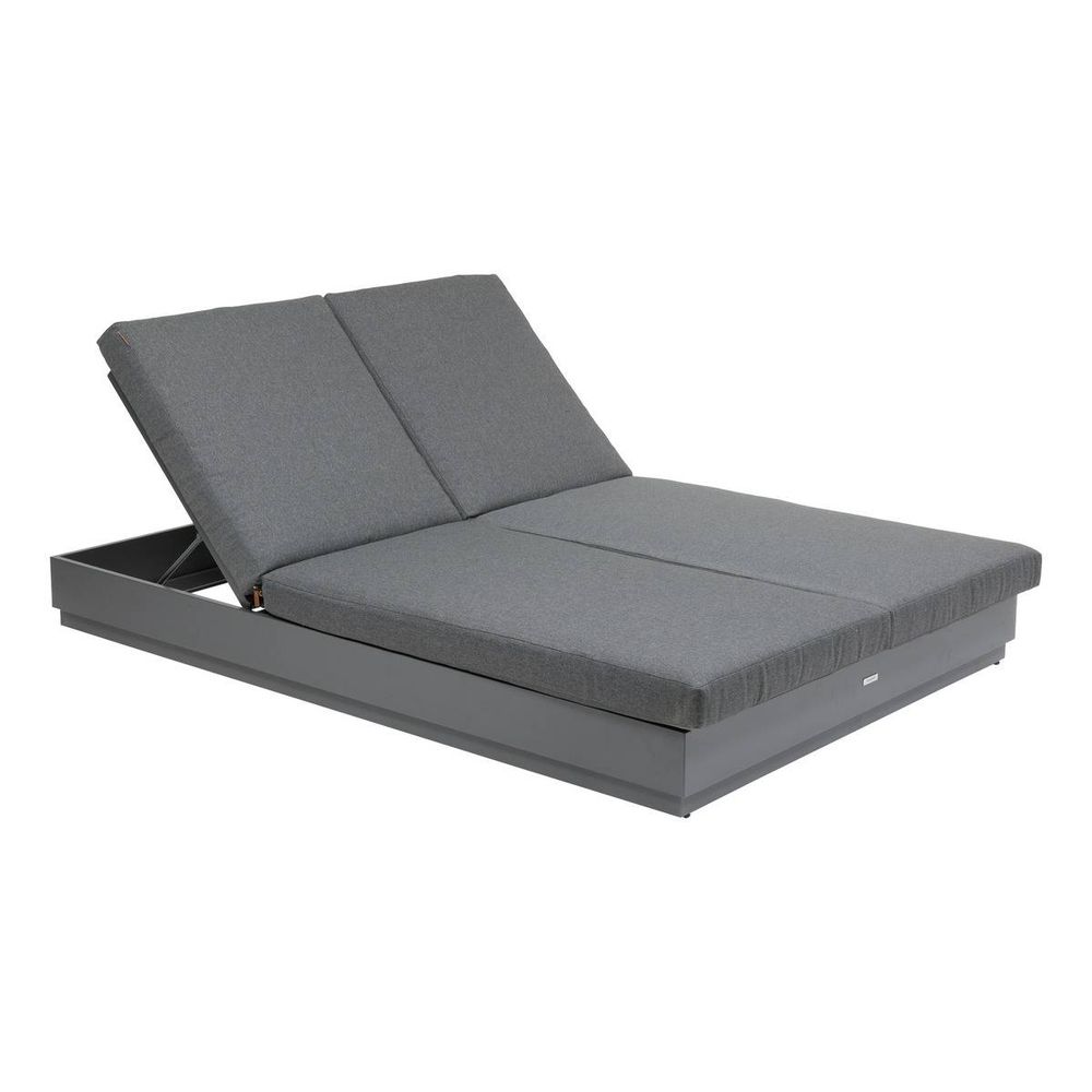 Lit de piscine allure gris graphite