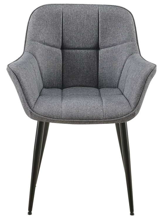 Chaise de salle à manger en tissu roseville