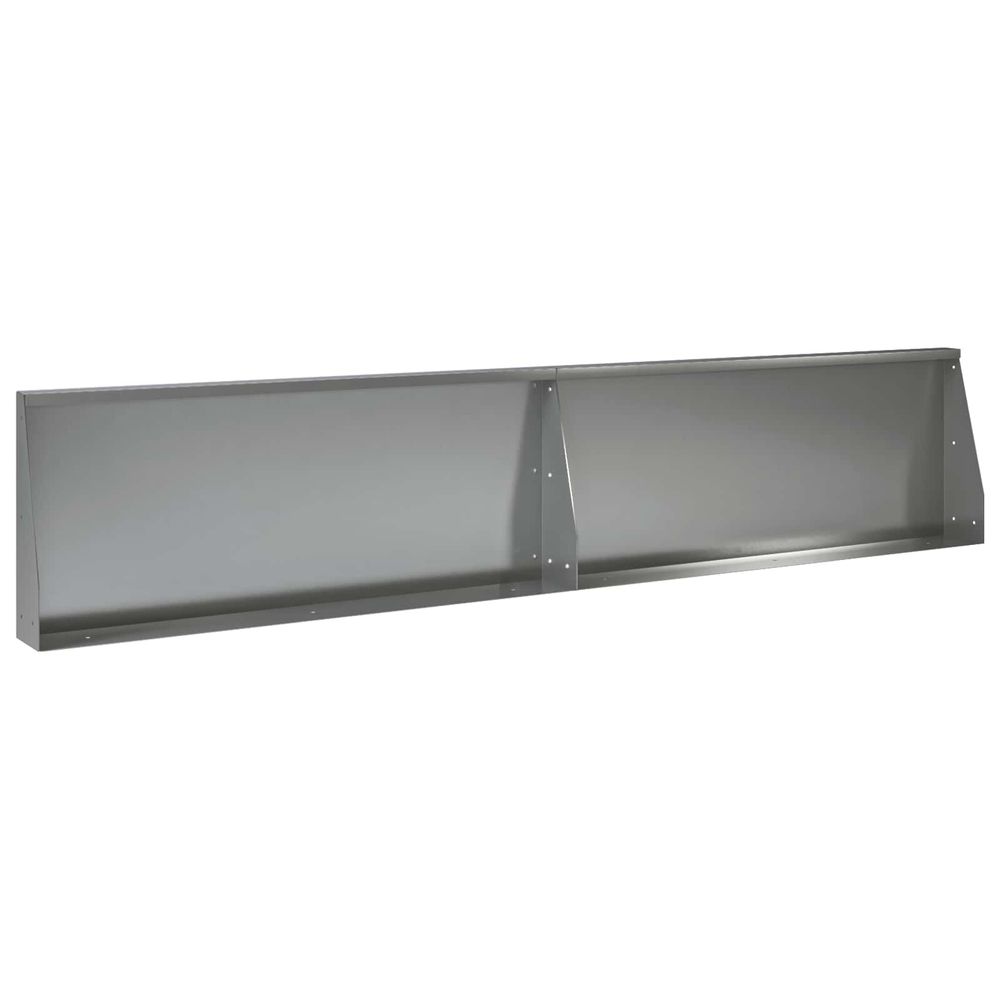 Mur de soutènement 2 pc 100 x 12 x 30 cm acier galvanisé