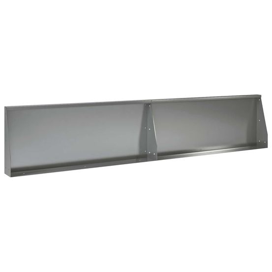 Mur de soutènement 2 pc 100 x 12 x 30 cm acier galvanisé