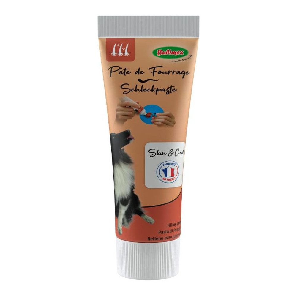 Pâte de fourrage skin & coat pour chien bubimex - 100 g