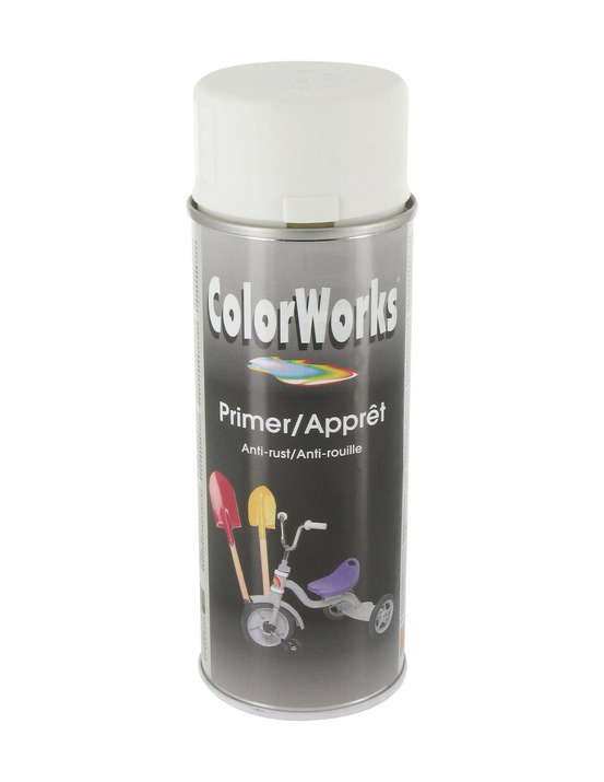Apprêt blanc aérosol colorworks préparation de surface rapide et uniforme - colorworks