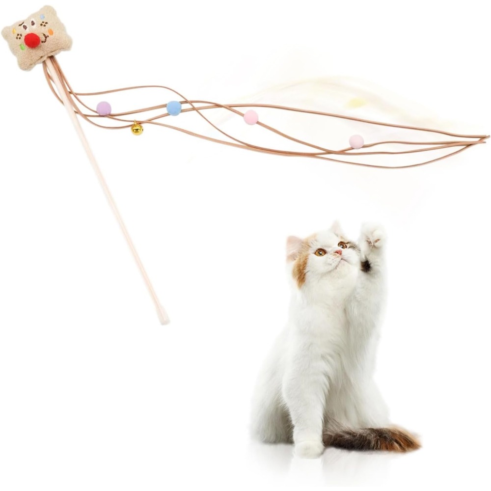 Canne à chat interactive - jeu stimulant