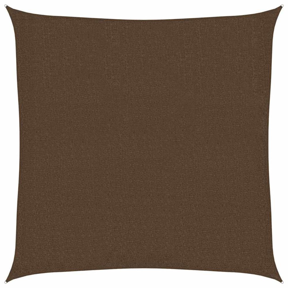 Voile d'ombrage 160 g/m² marron 3x3 m pehd