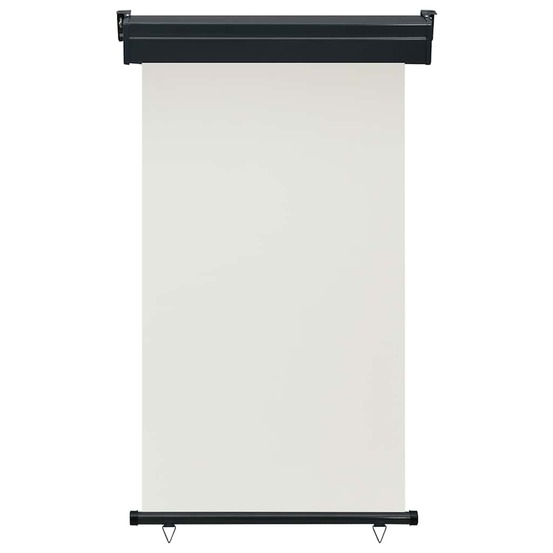 Auvent latéral de balcon 105x250 cm crème