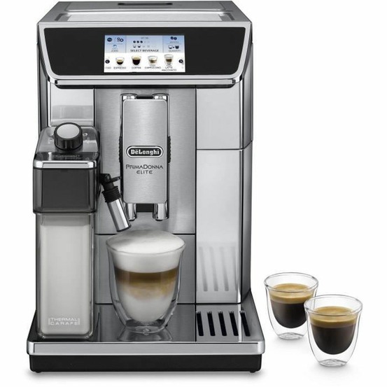 Machine expresso automatique avec broyeur primadonna elite ecam 650.75.ms - inox