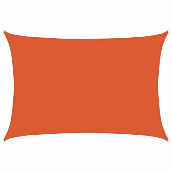 Voile d'ombrage 160 g/m² orange 3,5x5 m pehd