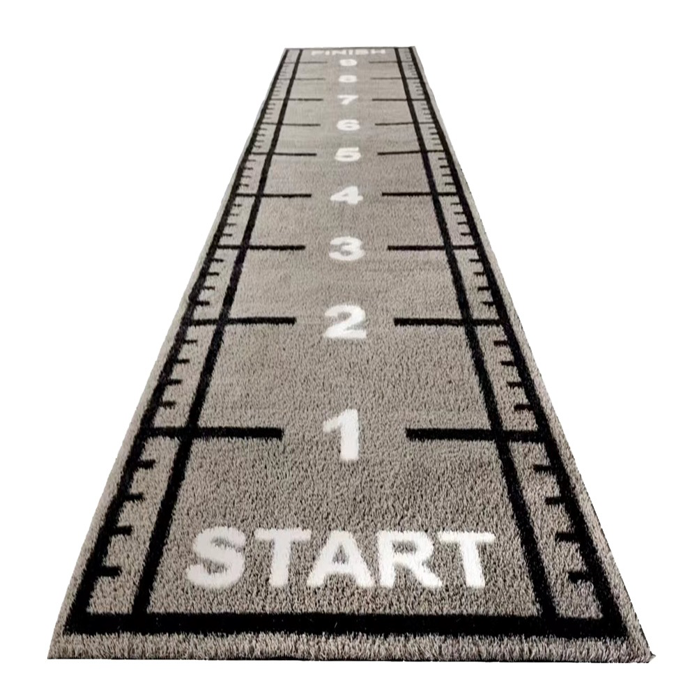 Gazon synthétique pour piste de sprint - 10 x 2 mètres - gris - 17 mm