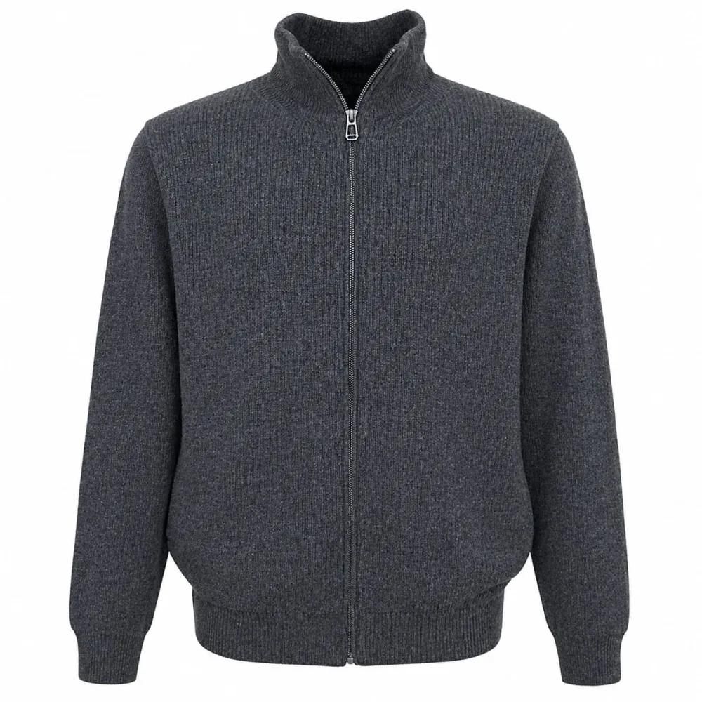 Blouson cicero gris 70% acrylique 30% laine