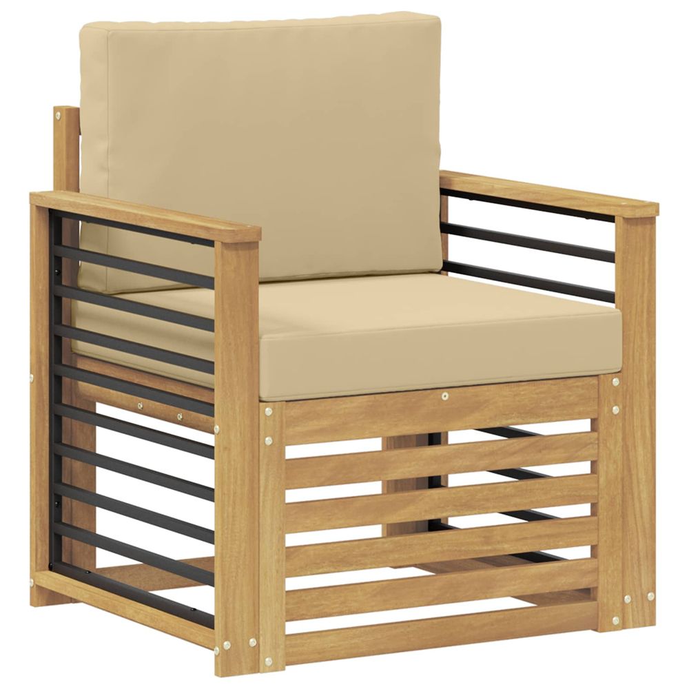 Ensemble de canapés d'extérieur polyester blanc