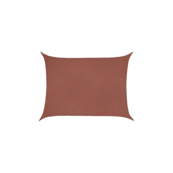 Toile d'ombrage rectangulaire 4 x 3 mètres terracotta