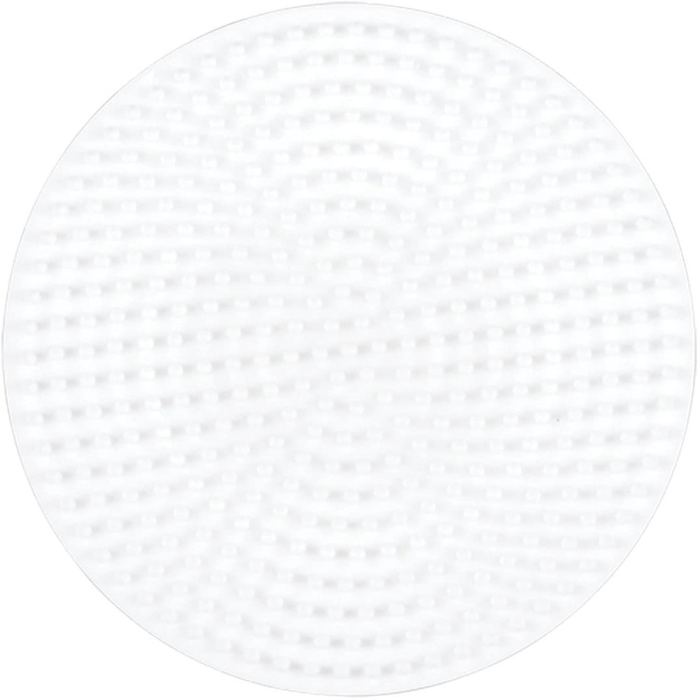 Plaque petite ronde perles plastique midi