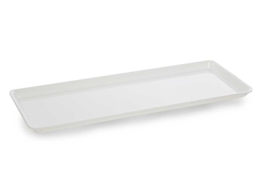 Plat en plexiglas grande surface blanc 535x205x17mm - matériel chr pro