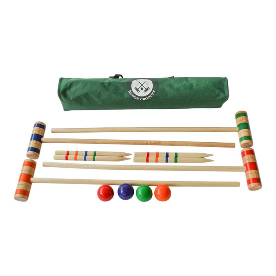Set de croquet enfant en bois