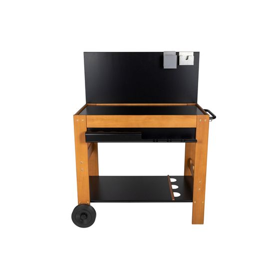 Chariot pour plancha en bois halong