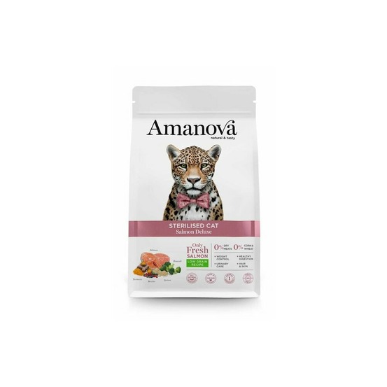 Amanova chat stérilisé saumon 1.5 kg