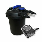 Kit de filtration bassin à pression 6000 litres stérilisateur uvc 11 watts pompe