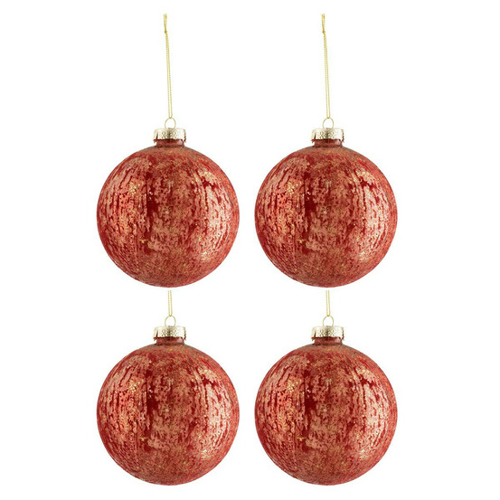 Lot de 4 boules de noël