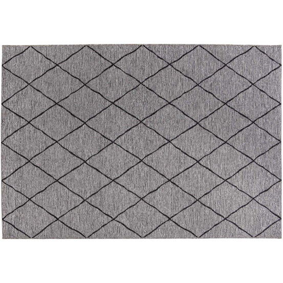 Tapis extérieur en polypropylène allan perle 170 x 120 cm