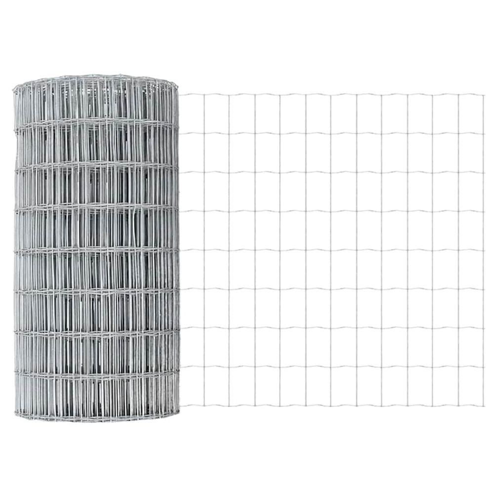 Clôture euro 0,4 x 25 m fer revêtu de pvc