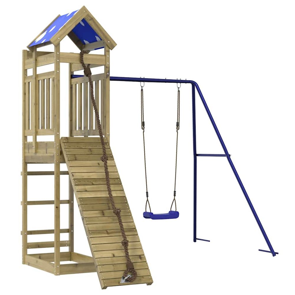 Aire de jeux d'extérieur bois de pin imprégné