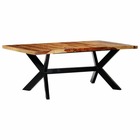 Table de dîner design bois de sesham solide - 200cm