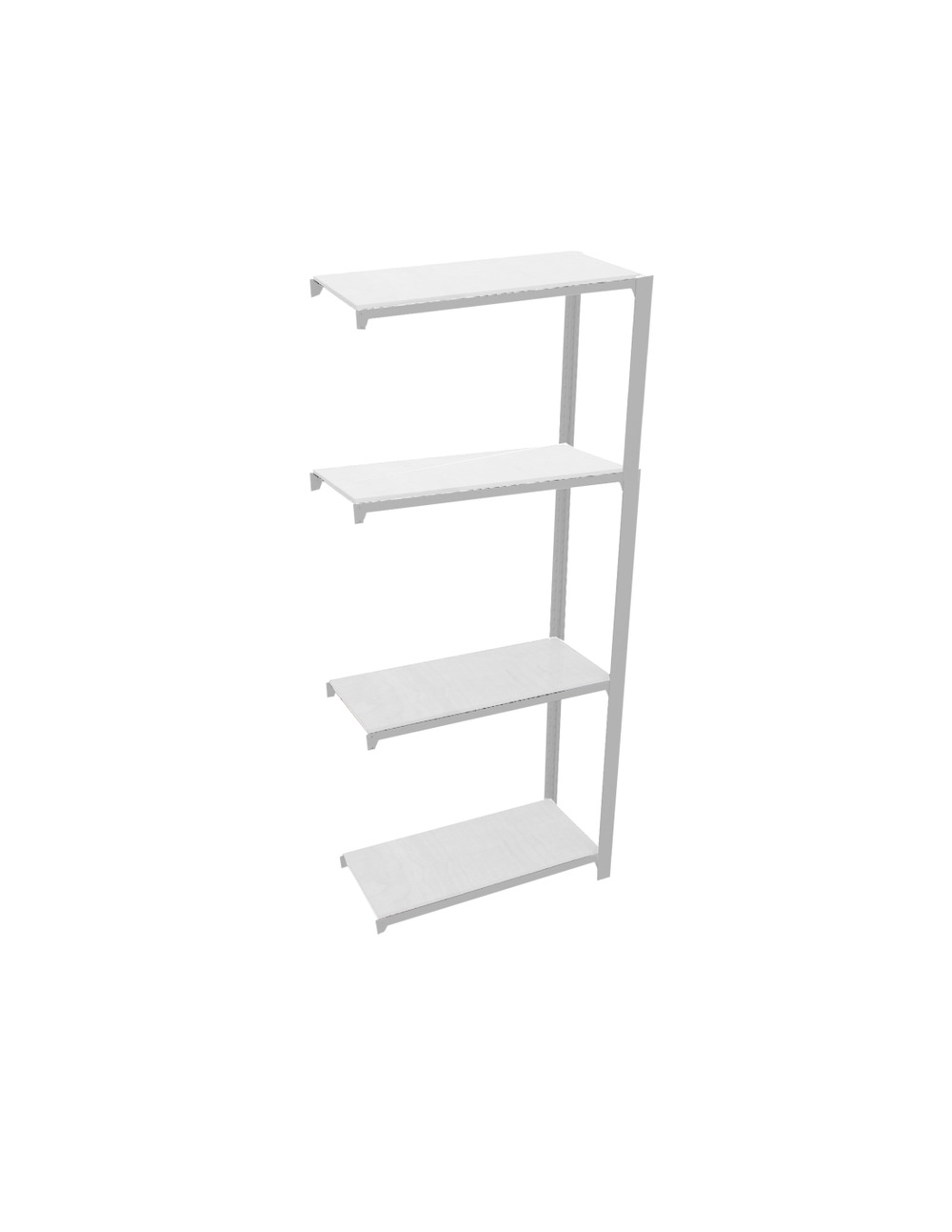 Etagère légère sans vis officlick 4/300 metal a.m. Gris/blanc gris/blanc 1500x900x300 - simonrack