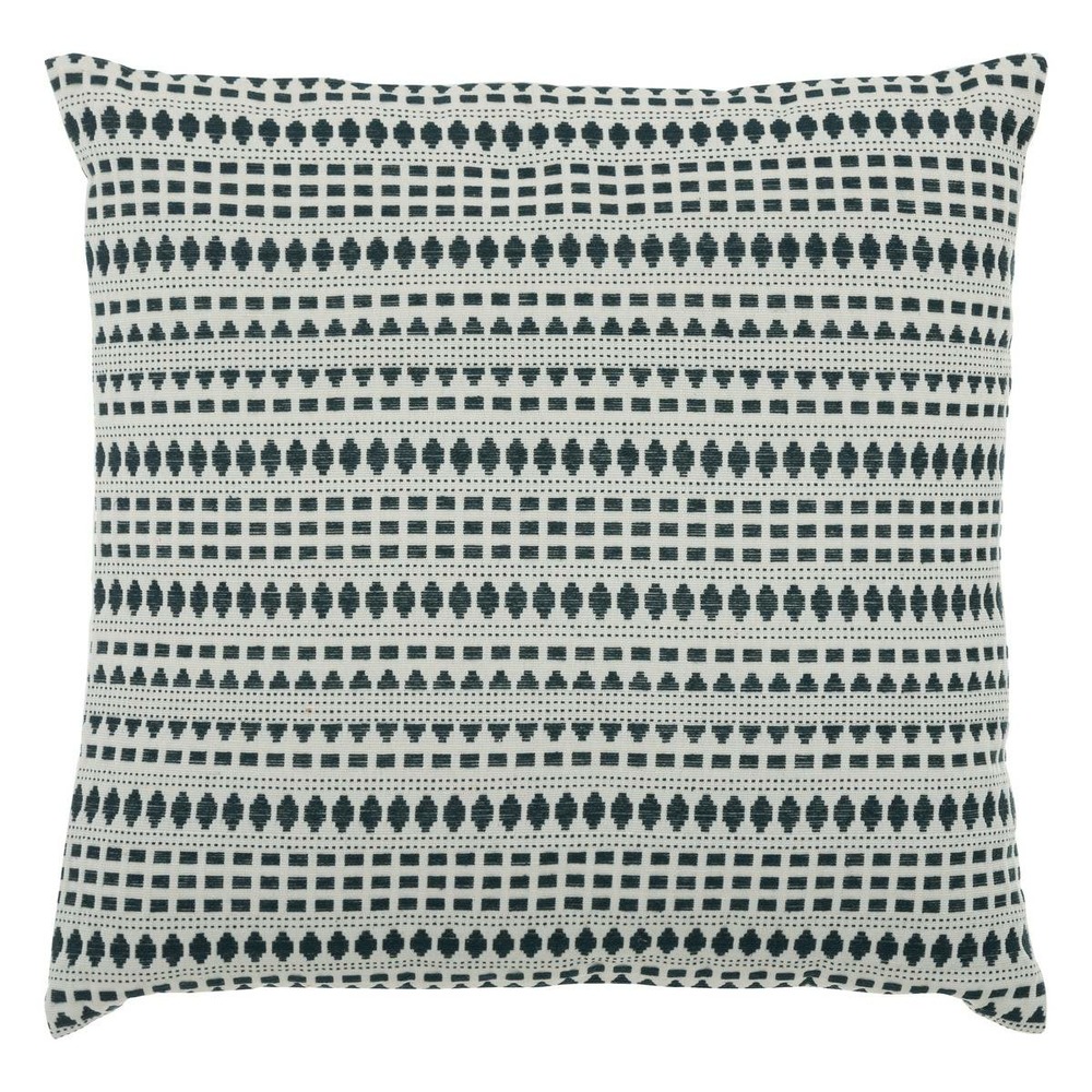 Coussin motifs jacquard 
