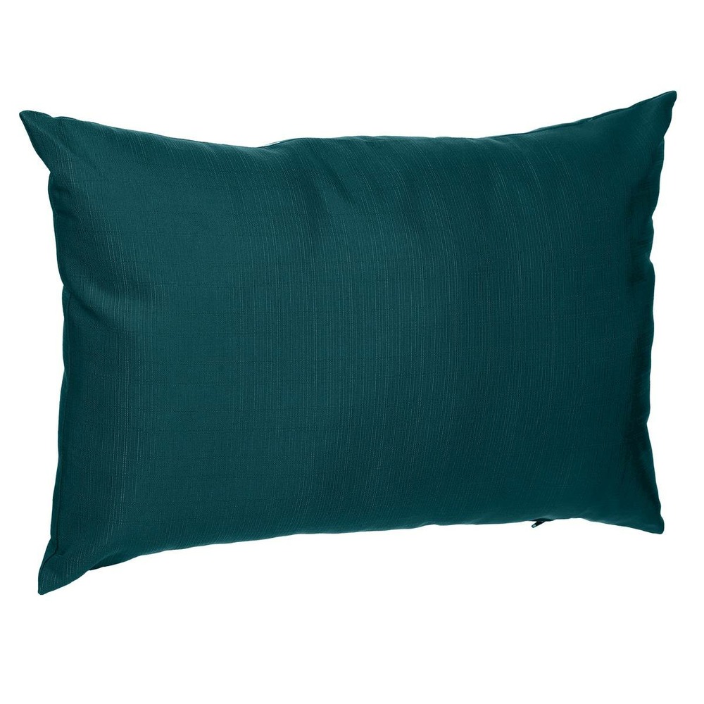 Coussin déco d'extérieur korai bleu canard
