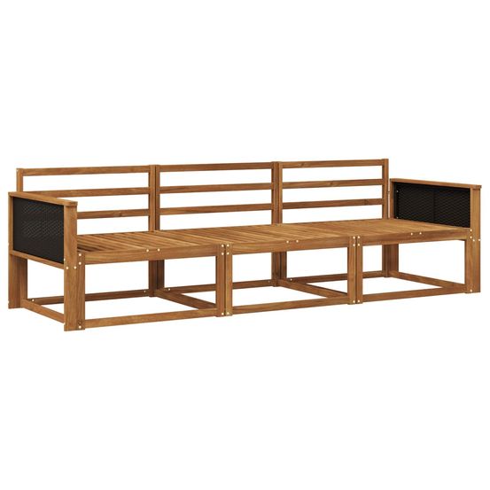 Ensemble de canapés d'extérieur 3 pc naturel