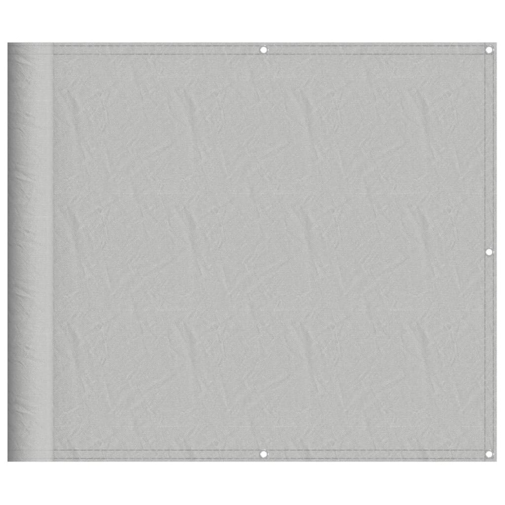 Écran de balcon gris clair 90x300 cm 100% polyester oxford