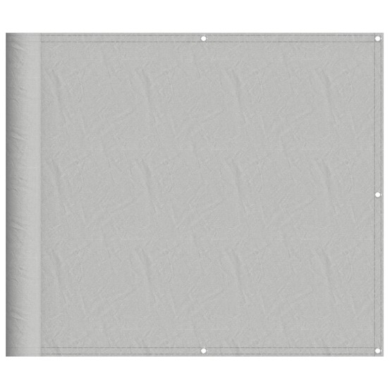 Écran de balcon gris clair 90x300 cm 100% polyester oxford