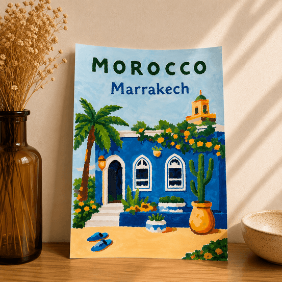 Peinture au numéro - marrakech