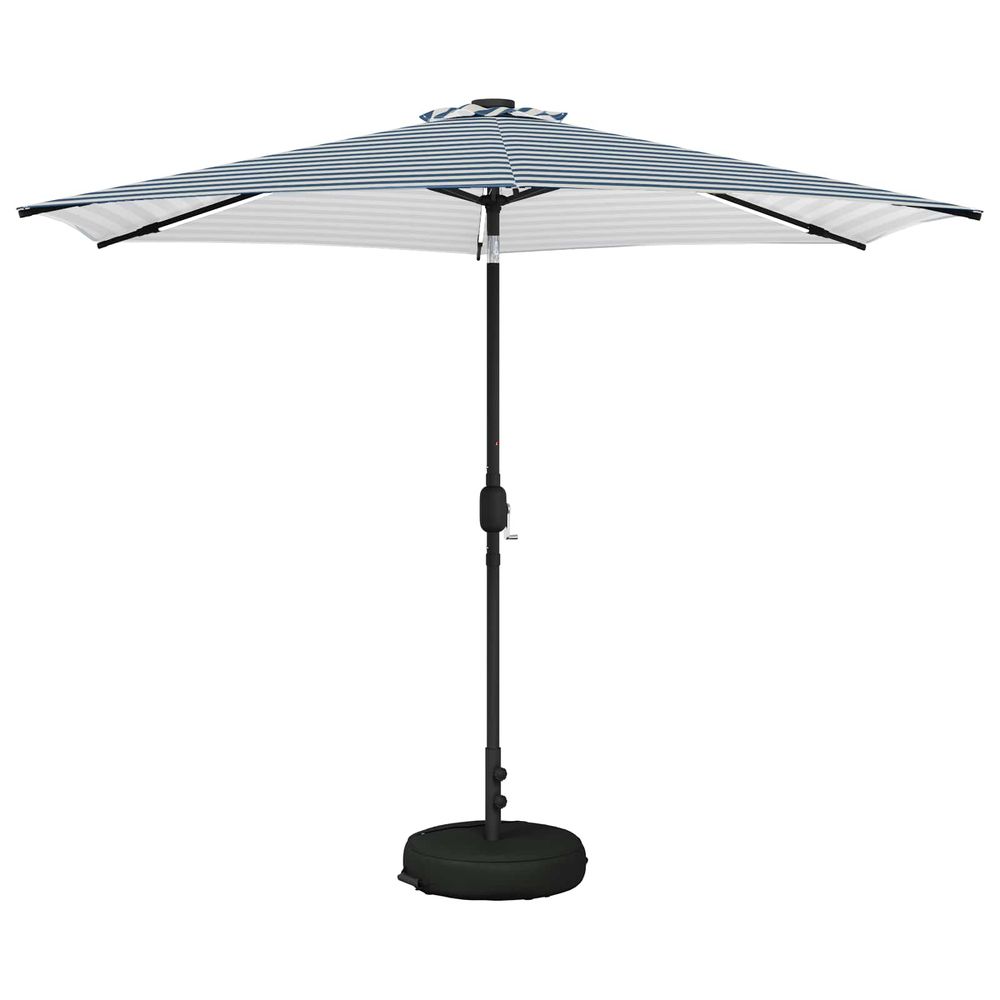 Parasol de jardin avec lumières led et base 300 x 300 cm