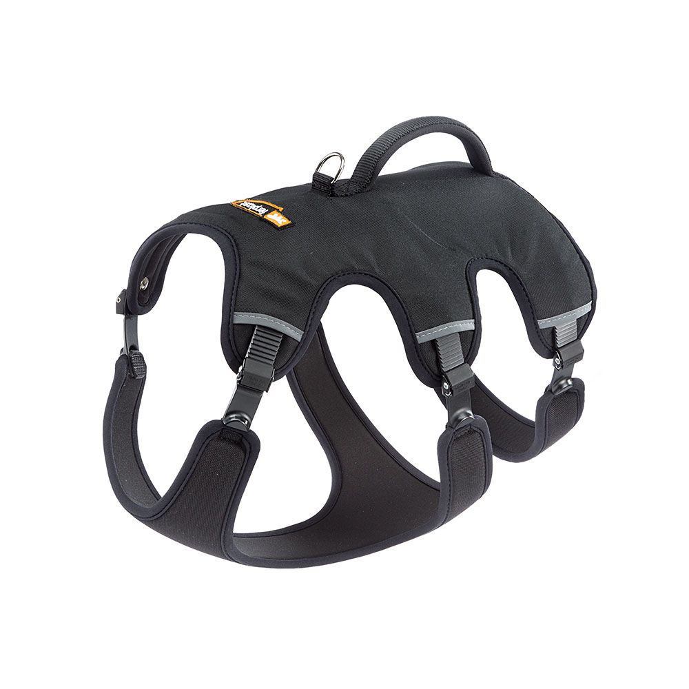 Ferplast harnais chien réglable xs poitrail 37-47 cm avec poignée, noir